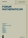 FORUM MATHEMATICUM封面